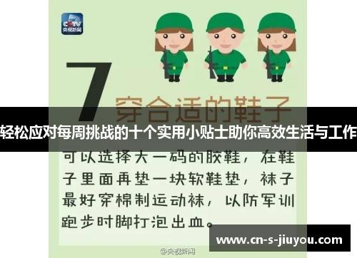 轻松应对每周挑战的十个实用小贴士助你高效生活与工作